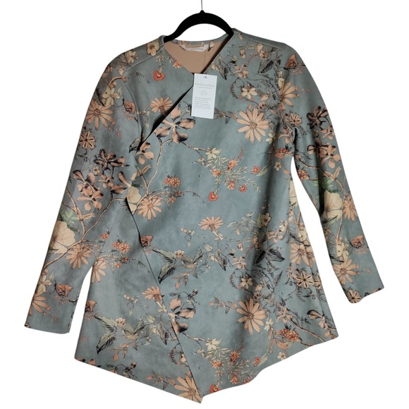 Soft Surroundings Sweaters - Soft Surroundings Women Open Front Jacket  Cardigan Coatigan Grey Garden Sz M